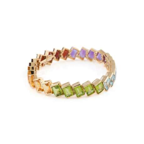 ARMBAND MIT MULTICOLOR-EDELSTEINBESATZ - photo 1