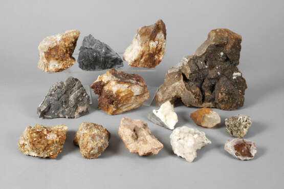 Sammlung Mineralien aus dem Erzgebirge - Foto 1