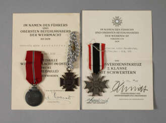 Nachlass Auszeichnungen 2. Weltkrieg