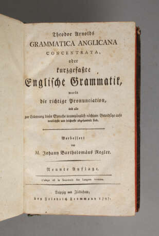Theodor Arnolds Grammatica Anglicana - фото 1
