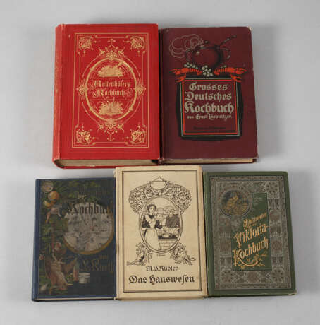Konvolut Kochbücher um 1900 - Foto 1