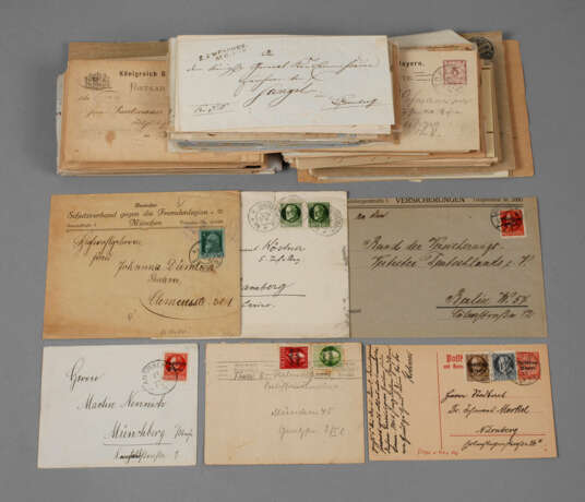Konvolut bayerischer Altpost-Briefe - Foto 1