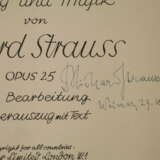 Paar Autogramme Richard Strauss - фото 3