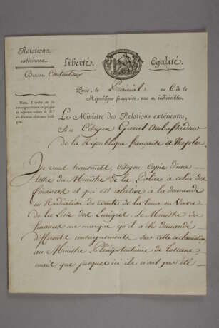Autogramm Charles-Maurice de Talleyrand - Foto 2
