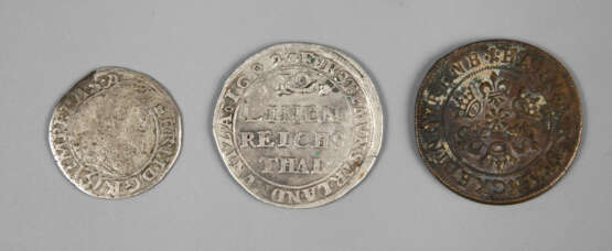 Drei Kleinmünzen Frühe Neuzeit - photo 1