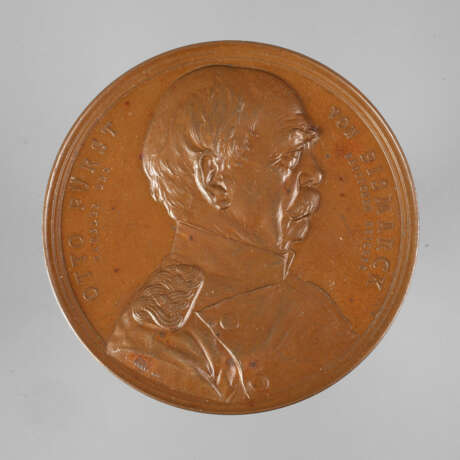 Medaille auf Otto von Bismarck - Foto 1