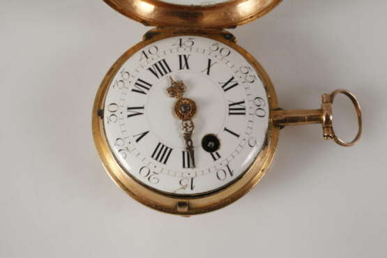 Spindeltaschenuhr Gold - photo 2