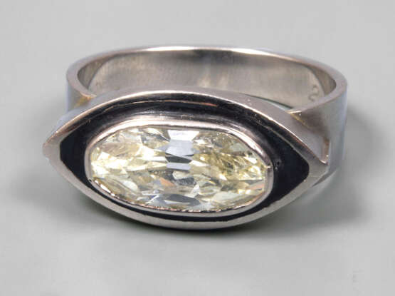 Ring mit Diamant von 2,85 ct - фото 1