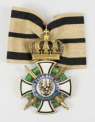 Prussia: house order of Hohenzollern, cross of the Commanders with swords.
