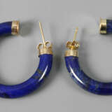 Paar Ohrringe mit Lapislazuli - photo 1