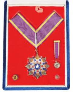 China: order of the Brill antenen star, 5. Class / Commander 2. Class, in a case - photo 1