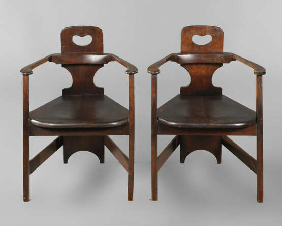 Paar Stühle Richard Riemerschmid - Foto 1