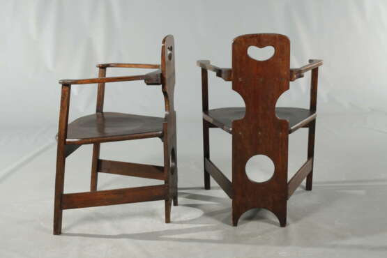 Paar Stühle Richard Riemerschmid - Foto 2