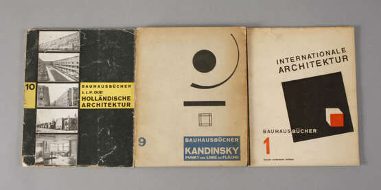 Drei Bauhausbücher - photo 1