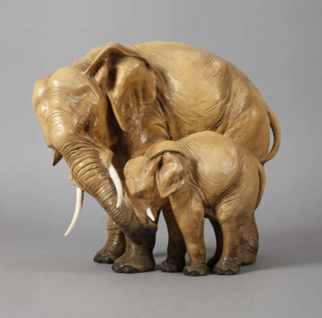 Elefantenpaar - Foto 1