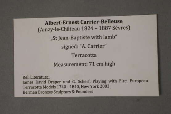 Albert-Ernest Carrier-Belleuse, große Salonfigur - Foto 9