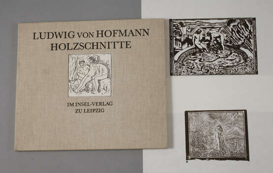 Prof. Ludwig von Hofmann, Holzschnittmappe - Foto 1