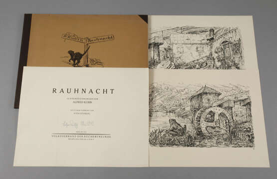 Alfred Kubin, Mappe "Rauhnacht" - Foto 1