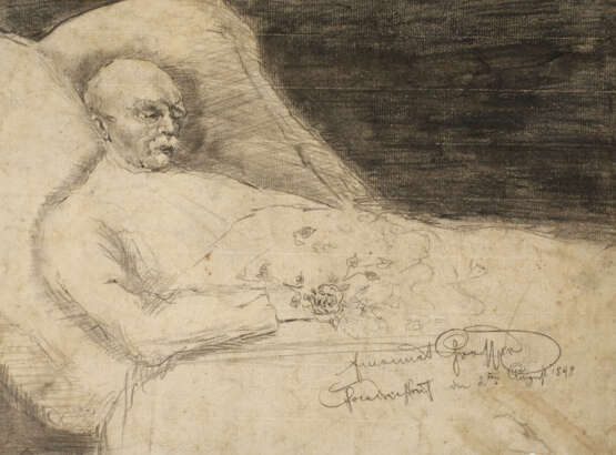 Emanuel Grosser, Bismarck auf dem Sterbebett - фото 1