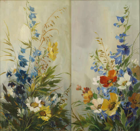 Eva Höfner, Paar Blumenstücke - Foto 1