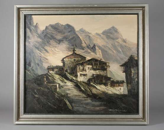 Heinz Münnich, Bergdorf in den Alpen - photo 2