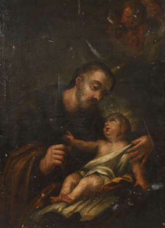 Josef mit dem Jesuskind, Barock - Foto 1