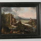 Italienisches Landschaftscapriccio 17. Jahrhundert - photo 2