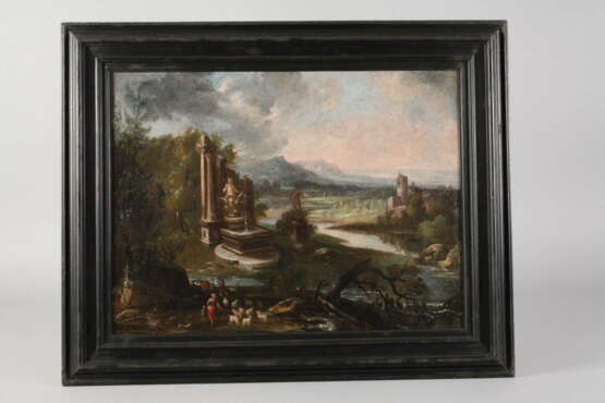 Italienisches Landschaftscapriccio 17. Jahrhundert - photo 2