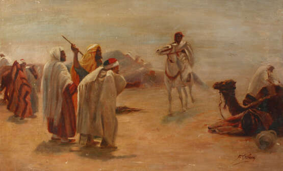 Frédéric Le Brun, Beduinen in der Wüste - Foto 1
