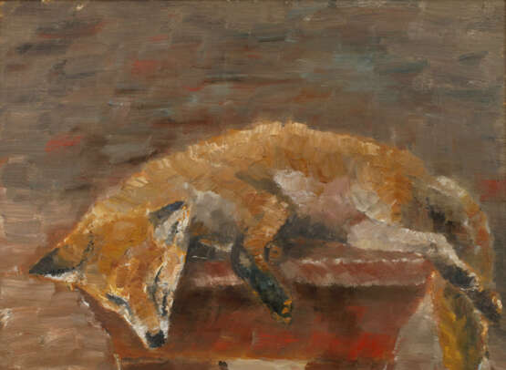 Franz Aumer zugeschrieben, Der tote Fuchs - Foto 1