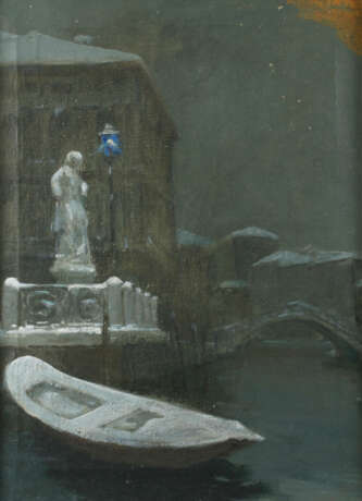 Prof. Carlo Lotti, zugeschrieben, Winter in Venedig - фото 1