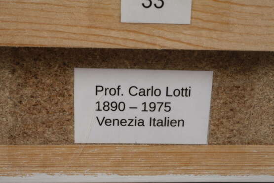 Prof. Carlo Lotti, zugeschrieben, Winter in Venedig - Foto 4