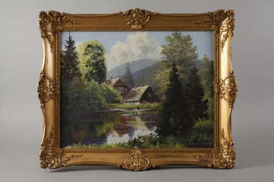 Wilhelm Pramme, idyllische Thüringer Landschaft - photo 2