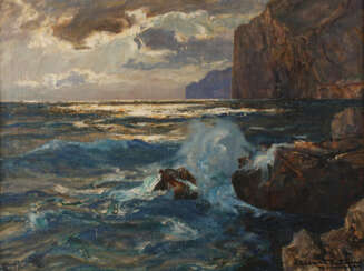 Albert Wenk, An der Küste von Capri