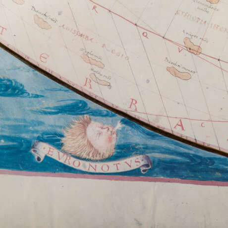Faksimilierte Weltkarte, Florenz 15. Jahrhundert. - - Foto 5