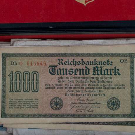 Deutschland vor 1924 - Konvolut Banknoten, - photo 4