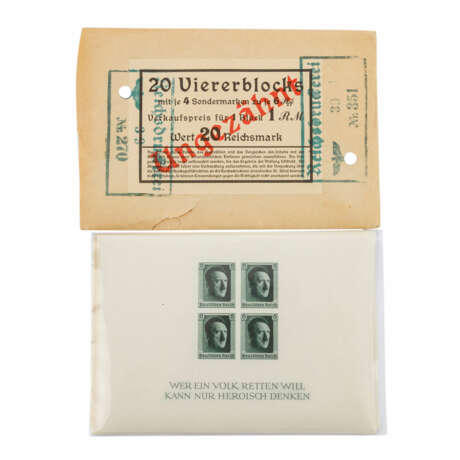 Deutsches Reich 1933-1945, 15 x Block 8 - photo 1