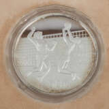 China/SILBER - 50 Yuan 1988, Olympische Spiele in Seoul 1988, Volleyball, - Foto 3