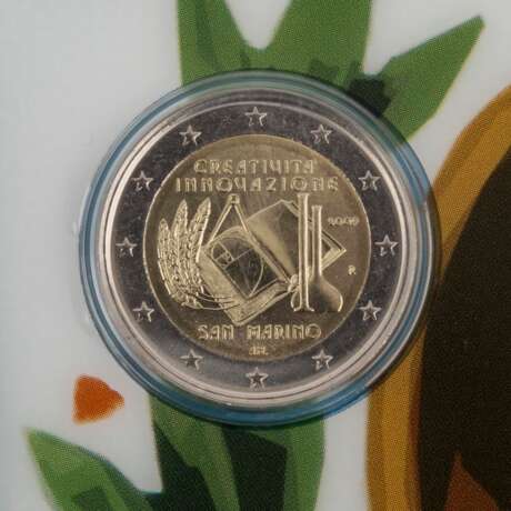 San Marino - 2 x Euro Kursmünzensatz 2002 - Foto 2