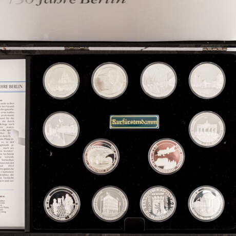 2 schicke Sets "750 Jahre Berlin", aus SILBER - - Foto 2