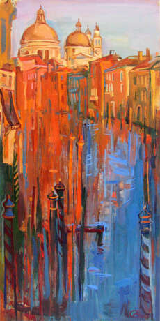 Painting “Afternoon on the Grand canal”, Canvas, Oil paint, Landscape painting, Ukraine, 2010 - photo 1