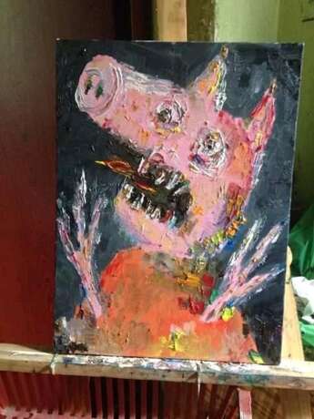 “Peppa Pig.” Canvas Oil paint 2019 - photo 1
