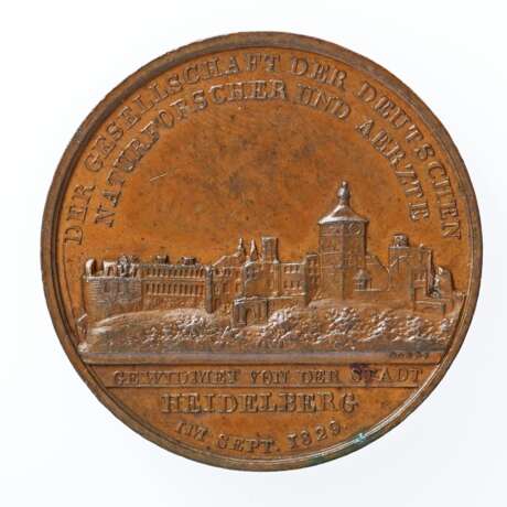 Heidelberg - Bronzemedaille 1829 von C. W. Doell - photo 2