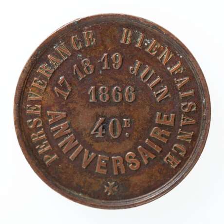 Frankreich, Valenciennes - Bronzemedaille 1866 - Foto 2