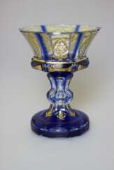 Vase, cobalt glass. The end of the XIX century