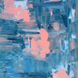 “Arctic sky” Canvas Acrylic paint Abstractionism Mythological 2019 - photo 1
