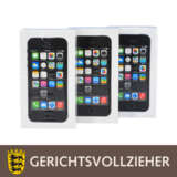 DREI APPLE iPhone 5s SPACE GRAY IN UNGEÖFFNETER OVP - Foto 1