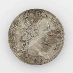 Sardinien - 5 Lire 1819, Victor Emanuel von Savoyen, etwas besser als schön, Patina, berieben,