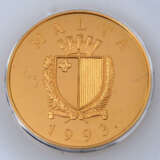 Malta / Gold - Lm 25 / Ecu 55, 1993, - фото 1