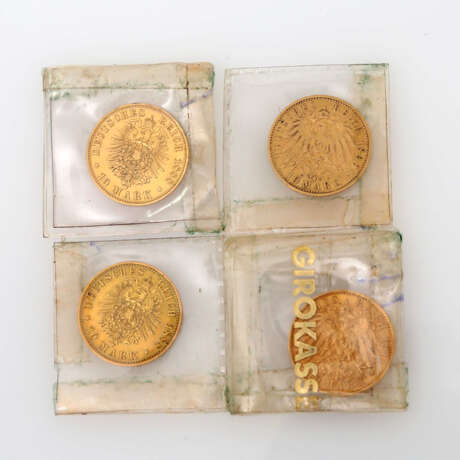 Preussen / GOLD - 4 x 10 Mark, - photo 1